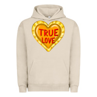 Pigment French Oak valentine's day hearts Urban Hoodie - FaDigitalArtStudio