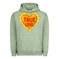 Pigment Oil Green valentine's day hearts Urban Hoodie - FaDigitalArtStudio