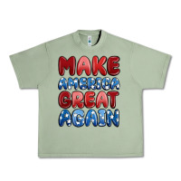 Oil Green make america great again Urban Heavy Tee - MaliasSmallBusiness
