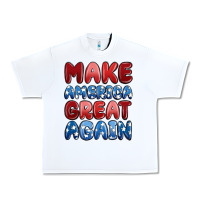 White make america great again Urban Heavy Tee - MaliasSmallBusiness
