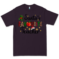 Plum santas favourite teacher Premium Tee - AdoDesignShop