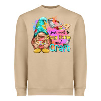 Mushroom i just want stay home and craft Heavyweight Sweatshirt - NancyCooperArtShop