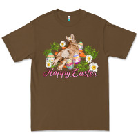 Cacao easter bunny with carrots and daisy Premium Tee - AdoDesignShop