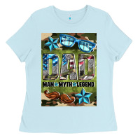 Baby Blue dad man myth legend air freshener Ladies Tee - HRA Design Shop