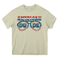 Mossy american dude Heavy Core Tee - HRA Design Shop