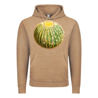 Vintage Coffee golden barrel cactus Vintage Hoodie - LillyAllenDesigns