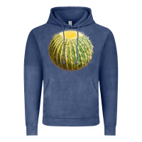 Vintage Denim golden barrel cactus Vintage Hoodie - LillyAllenDesigns