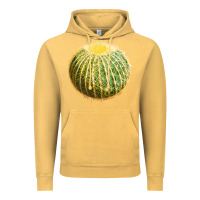 Vintage Mustard golden barrel cactus Vintage Hoodie - LillyAllenDesigns