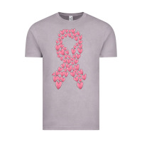 Vintage Zinc breast cancer ribbon Vintage Tee - MaliasSmallBusiness