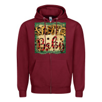 Burgundy Santa Baby Zipper Hoodie - Bettercallsaul
