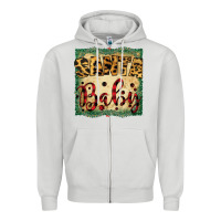 Dove Grey Santa Baby Zipper Hoodie - Bettercallsaul