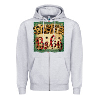 Heather Grey Santa Baby Zipper Hoodie - Bettercallsaul