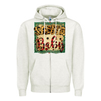 Oatmeal Heather Santa Baby Zipper Hoodie - Bettercallsaul