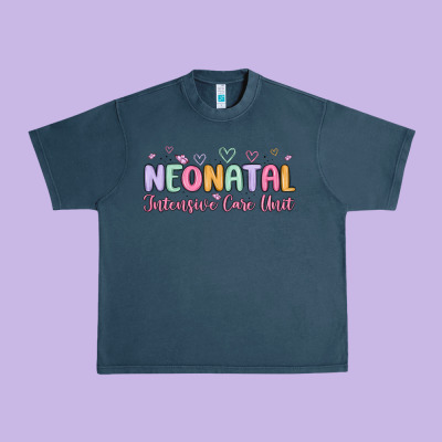 Nicu Nurse Neonatal Intensive Care Unit Urban Heavy Tee Designed By Maliassmallbusiness