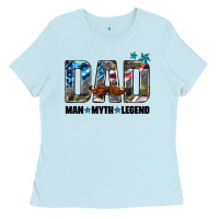 Dad Man Myth Legend Ladies Tee | Teevron