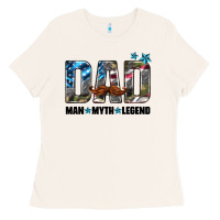 Bone dad man myth legend Ladies Tee - HRA Design Shop