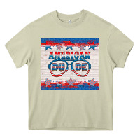 Mossy American dude Heavy Core Tee - HRA Design Shop