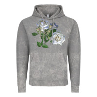 Cloud Rock white dawn rose Vintage Hoodie - LillyAllenDesigns