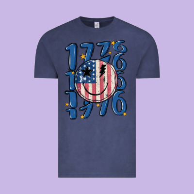 1776 Vintage Tee Designed By Maliassmallbusiness