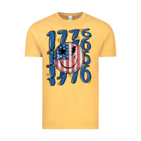 Vintage Mustard 1776 Vintage Tee - MaliasSmallBusiness