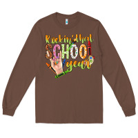 Chestnut rockin that school year Long Sleeve Tee - NancyCooperArtShop