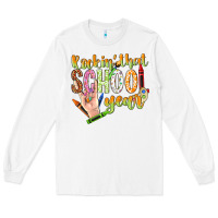 White rockin that school year Long Sleeve Tee - NancyCooperArtShop