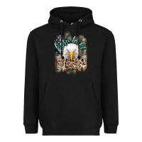 Black Born to be free 4th of july Heavyweight Hoodie - HowdyJamesFarm