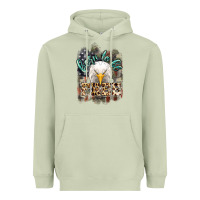 Matcha Born to be free 4th of july Heavyweight Hoodie - HowdyJamesFarm