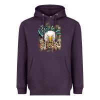 Plum Born to be free 4th of july Heavyweight Hoodie - HowdyJamesFarm