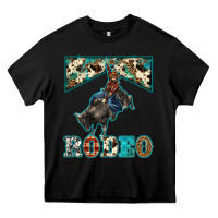 Black western rodeo bullfighter Heavy Core Tee - BarkalooDesign