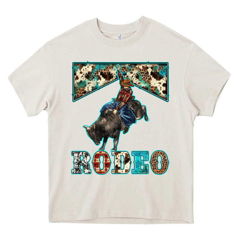 Western Rodeo Bullfighter Heavy Core Tee by BarkalooDesign | Teevron