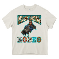 Cream western rodeo bullfighter Heavy Core Tee - BarkalooDesign