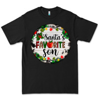 Black christmas  cookie and light santas favorite   son Premium Tee - AdoDesignShop