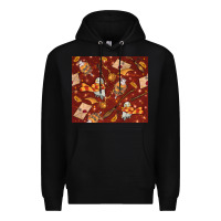 Black wizard items with glitter Premium Hoodie - TumblerDesignByShophia