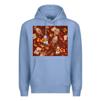 Colony Blue wizard items with glitter Premium Hoodie - TumblerDesignByShophia