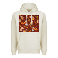 Oatmeal Heather wizard items with glitter Premium Hoodie - TumblerDesignByShophia