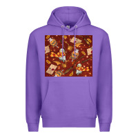 Purple wizard items with glitter Premium Hoodie - TumblerDesignByShophia