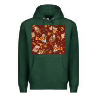 Sports Green wizard items with glitter Premium Hoodie - TumblerDesignByShophia