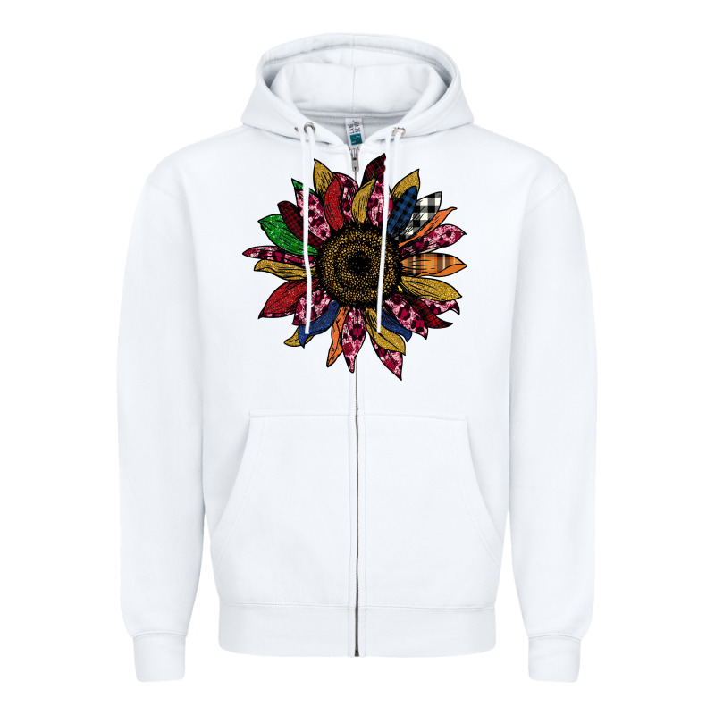 Cheetah Christmas Sunflower Zipper Hoodie by Bettercallsaul | Teevron