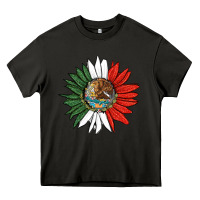 Asphalt mexico sunflower Heavy Core Tee - HRA Design Shop