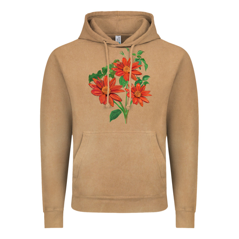 Tithonia Fiesta Del Sol Sunflower Vintage Hoodie by LillyAllenDesigns | Teevron