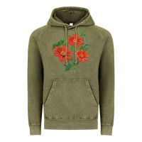 Vintage Olive tithonia fiesta del sol sunflower Vintage Hoodie - LillyAllenDesigns