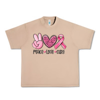 Burro peace love cure breast cancer Urban Heavy Tee - MaliasSmallBusiness