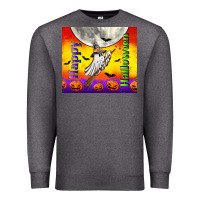 Charcoal Heather happy halloween Premium Sweatshirt - TumblerDesignByShophia