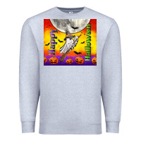 Heather Grey happy halloween Premium Sweatshirt - TumblerDesignByShophia