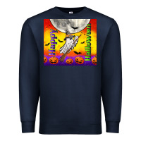 Navy happy halloween Premium Sweatshirt - TumblerDesignByShophia