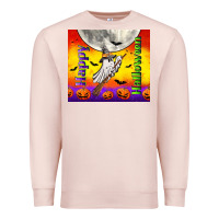 Pale Pink happy halloween Premium Sweatshirt - TumblerDesignByShophia
