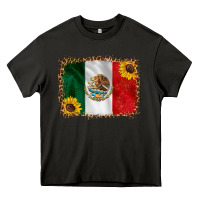 Asphalt mexico flag background Heavy Core Tee - HRA Design Shop