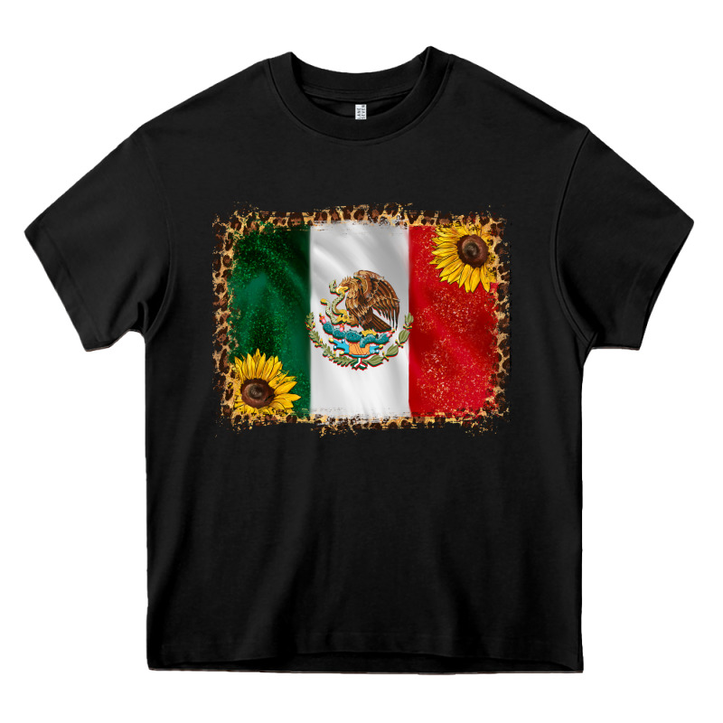 Mexico Flag Background Heavy Core Tee by HRA Design Shop | Teevron