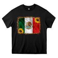 Black mexico flag background Heavy Core Tee - HRA Design Shop